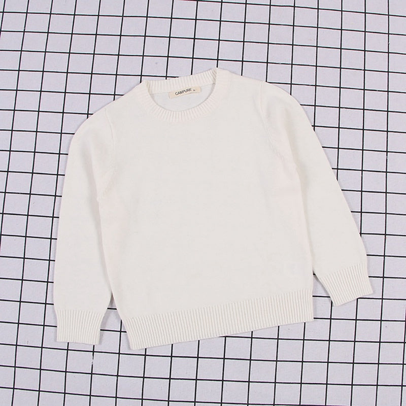 Autumn Boys Girls Knit Pullover Children Winter Clothes Cotton Sweatersuit Casual Chunky Cable Knitwear Baby Sweater Costume