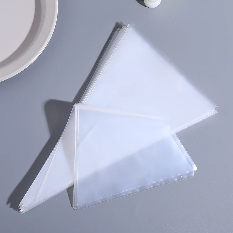 10PCS Disposable Pastry Bags DIY Cake Cream Decoration Piping Bag Icing Bag Baking Supplies Pastry Sleeves