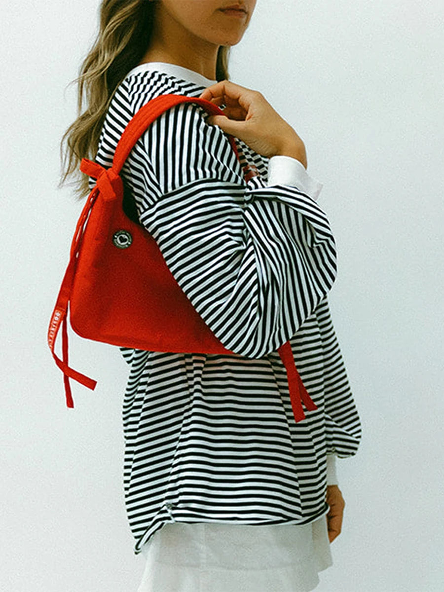 Women s Casual Loose Fit Long Sleeve O Neck Graphic Print Striped Tunic Top for Spring and Autumn Wear