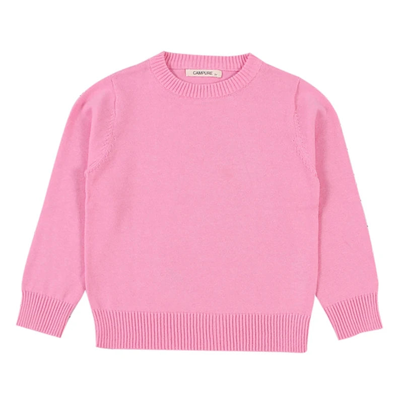 Autumn Boys Girls Knit Pullover Children Winter Clothes Cotton Sweatersuit Casual Chunky Cable Knitwear Baby Sweater Costume