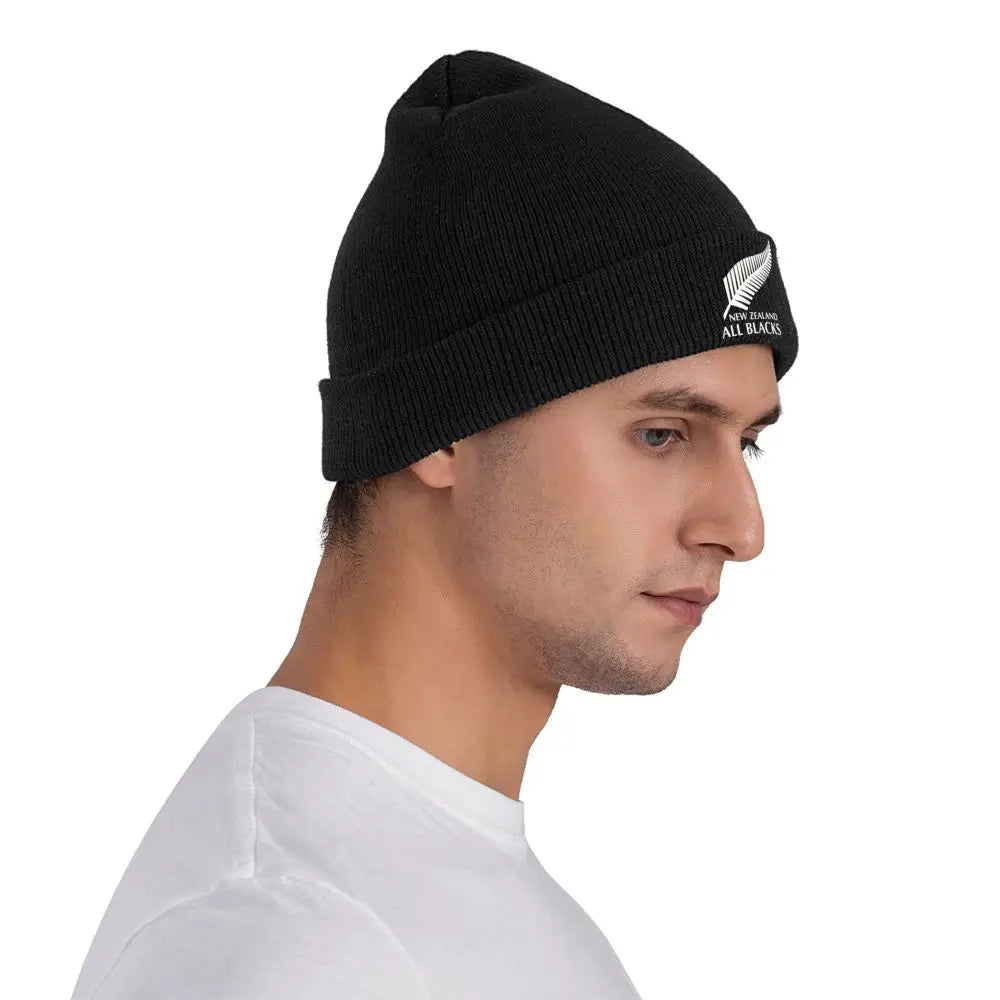 All Blacks Rugby Hat Autumn Winter Beanie Warm Caps Men Women Skullcap