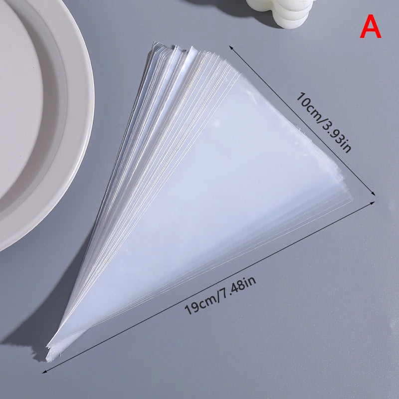 10PCS Disposable Pastry Bags DIY Cake Cream Decoration Piping Bag Icing Bag Baking Supplies Pastry Sleeves