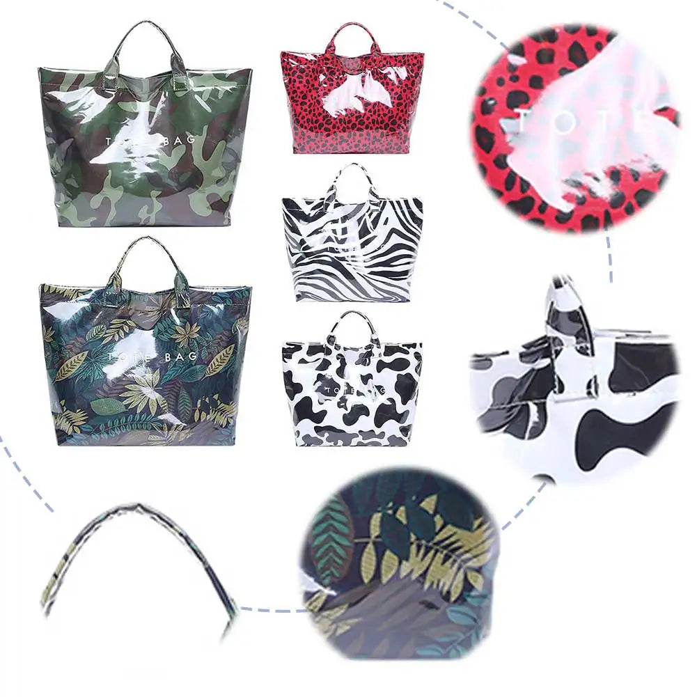 Women Fashion Tote Bag Daily Commuting Bag Large Capacity Slouchy Carrying Bag Stylish Top Handle Bag Outdoor Travel Bag