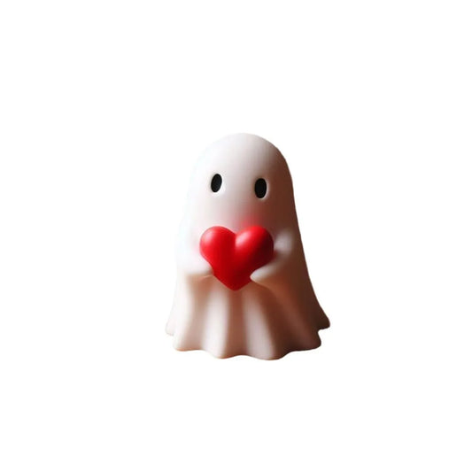 Middle Finger Cute Ghost Statue Ghosts Small Scary Ghost Figurines Halloween Home Decorations Halloween Ornaments