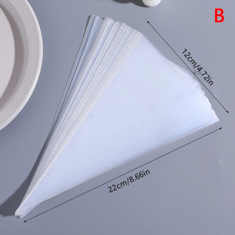 10PCS Disposable Pastry Bags DIY Cake Cream Decoration Piping Bag Icing Bag Baking Supplies Pastry Sleeves