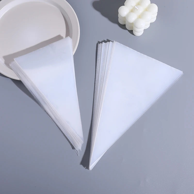 10PCS Disposable Pastry Bags DIY Cake Cream Decoration Piping Bag Icing Bag Baking Supplies Pastry Sleeves