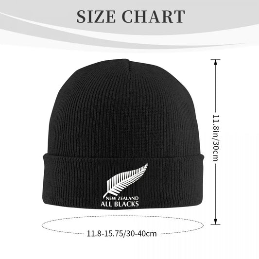All Blacks Rugby Hat Autumn Winter Beanie Warm Caps Men Women Skullcap
