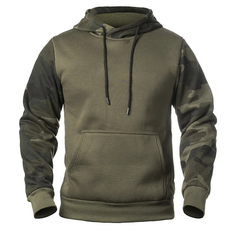 Fashion men's Autumn Winter Casual Hoodie Outdoor Camouflage Printed Pullover Hoodie Street Loose Design Harajuku men's Hoodie